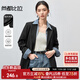 尚都比拉2025年春秋新款休閑氣質(zhì)西裝外套女職業(yè)通勤面試小西服 黑色 L
