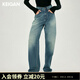 KEIGAN/開間金標(biāo)Rose同款日本岡山愛M仕原廠Y*SL 摩登直筒牛仔長(zhǎng)褲 VTG典藏藍(lán)(嬌小版) M 36