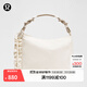 lululemon丨Convertible 女士多功能褶飾斜挎包 LW9FP9S 淺象牙白/暖褐灰 O/S