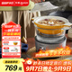 東菱（Donlim）蒸汽鍋家用電蒸鍋多功能鍋蒸燉煮一體鍋電火鍋汽鍋雞專(zhuān)用鍋煮鍋+陶瓷汽鍋）DL-9009