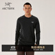 ARC'TERYX始祖鳥(niǎo) CAPTIVE ARC'WORD LS 透氣 男子 棉質(zhì)長(cháng)袖T恤 BLACK/黑色 M