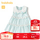 巴拉巴拉寶寶連衣裙嬰兒裙子兒童公主裙女童夏裝甜美氣質(zhì)清爽時(shí)尚 粉藍80086 100