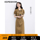 紅袖氣質(zhì)名媛高端女神范高級感連衣裙夏季2024新款女裝 拉毛邊牛仔裙 牛奶咖035 L