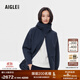 AIGLE艾高秋冬款防風(fēng)防雨保暖上衣戶(hù)外休閑運動(dòng)舒適棉服女士外套 帝國深藍 AQ231 M