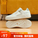361°運動(dòng)女鞋秋冬季學(xué)生復古厚底增高小白休閑板鞋子女682116601F-10