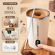胖東來(lái)全自動(dòng)攪拌杯可拆卸電動(dòng)咖啡杯辦公室專(zhuān)用一杯多用豆漿杯顯溫水杯 【顯溫款316+不銹鋼吸管】奶油白300ml+可視溫度/電量