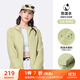 駱駝（CAMEL）薄絨風(fēng)衣女戶(hù)外防潑水修身梭織外套 J23CAYL6066 青果綠 M