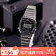 卡西歐（CASIO）手表 小春同款 情侶經(jīng)典復古小方塊 時(shí)尚學(xué)生表小金表 LA670WA-1D 女款