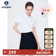 Navigare意大利小帆船女休閑POLO領(lǐng)上衣翻領(lǐng)短袖T恤2325524510 科技白 L 