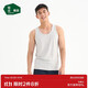 松山棉店男士背心簡(jiǎn)約純色家居外穿運動(dòng)汗衫打底睡衣涼感透氣淺灰180