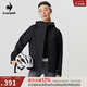 樂(lè )卡克（Le coq sportif）法國公雞女款騎行系列秋季運動(dòng)梭織外套夾克CE-5773233 黑色/BLK L