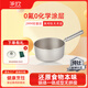華炊（HUACHUI） 純鈦奶鍋0涂層嬰兒輔食鍋熬粥煮面小煮鍋燃氣灶適用 純鈦奶鍋【純鈦炳】 20cm 2.5L