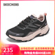 斯凱奇（Skechers）女鞋輕便休閑運動(dòng)鞋舒適透氣時(shí)尚129533C 黑色/粉紅色/BKPK 38 (250mm)