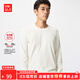 優(yōu)衣庫【驚喜價(jià)】男裝HEATTECH EXTRA WARM棉混紡圓領(lǐng)T恤479450 479450/01乳白色 L