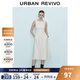 UR2025春季新款女裝法式氣質(zhì)通勤一字領無袖連衣裙UWM750004