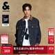 杰克·瓊斯（JACK&JONES）25年秋季外套男士裝寬松潮流休閑品質(zhì)夾克撞色翻領(lǐng)原色牛仔外套男 A13 深牛仔藍 M 175