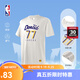 NBA【新品】楊瀚森哈利伯頓東契齊亞歷山大庫里t恤短袖男夏裝籃球服 湖人-東契奇運動(dòng)休閑T恤(白色) L