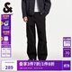 杰克·瓊斯（JACK&JONES）男裝降落傘兵褲男秋季工裝褲男褲略寬松休閑褲輕薄款潮流褲子男士 E39黑色 30 170