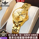 歐品客瑞士認證品牌手表女士雙日歷機械表全自動(dòng)夜光防水時(shí)尚腕表送女友 鋼帶全金【進(jìn)口機芯-全國聯(lián)?！? title=