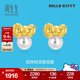 周生生HelloKitty珍珠黃金耳釘三麗鷗足金蝴蝶結耳飾92634E定價(jià)