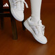 adidas ENTRAP美式校園風(fēng)低幫運動(dòng)板鞋少年感復古籃球鞋阿迪達斯   米白色/灰色   37