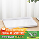 陶相惠杯子托盤茶托家用長方形歐式水杯白色托盤茶盤創(chuàng)意水果盤餐盤加厚