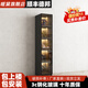 暖黛（NUANDAI）玻璃門(mén)手辦展示柜雕像陳列柜家用包包收納柜子商品模型展示書(shū)柜儲 灰柜單門(mén)40*37*200cm