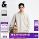 杰克·瓊斯（JACK&JONES） 男裝秋季日常百搭肌理感提花針織寬松polo領(lǐng)衛衣225333068
