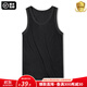 馬登工裝美式棉背心男健身運動(dòng)老頭汗衫無(wú)袖t恤跨欄重磅螺紋坎肩打底 黑色 【拍2件減5元/男士背心】 L （修身版型，可拍大一碼）