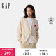 Gap男裝2025春季新款愛心刺繡V領(lǐng)針織開衫百搭簡約氣質(zhì)毛衣723159 米色 XS (165/84A) 亞洲尺碼