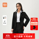 海瀾之家（HLA）西服套裝女款春秋一?？蹥赓|(zhì)西裝套裝女 黑色Y4【西服+西褲】 M 160/84A 建議100-115斤