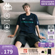 卡帕（Kappa）背靠背運動(dòng)短袖男款純棉2025新款夏情侶t恤男士半袖女K0EX2TD01D 高級顯白-吸濕/透氣-暗夜藍黑906 L （尺碼推薦適合175/96A）