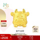 周生生黃金轉運珠可愛(ài)小牛足金珠子手串生肖不配手鏈繩91989C