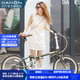 大行（DAHON）D7折疊自行車(chē)20英寸7速復古成人休閑通勤運動(dòng)單車(chē)自行車(chē)HAC072 橄欖綠