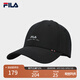 FILA【大滿(mǎn)貫帽】斐樂(lè )棒球帽防曬硬頂休閑運動(dòng)帽遮陽(yáng)帽鴨舌帽 正黑色-BK XS