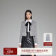 歐時力OCHIRLY 金線花式紗外套格雷系紗高級法式小香風(fēng)短外套秋冬 灰色030 XS