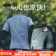 Walker Shop高端品牌運動(dòng)套裝男跑步專(zhuān)用可放手機夏季新款冰絲訓練速干健身服 兩件套藍綠【寬松 冰絲】 L建議【130-145斤】