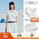 安踏（ANTA）×海豹看看聯(lián)名丨正肩短袖polo衫女夏季新款v領(lǐng)短款休閑上衣 象牙白-1 M (女165)