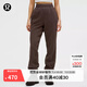 lululemon丨Scuba 女士超寬松款中腰運動(dòng)褲 LW5GX6A 濃縮咖啡色 M