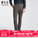 雅戈爾（YOUNGOR）褲子男長(cháng)褲水洗褲褲子休閑褲棉混紡彈力面料 咖啡 31 .5 170/78A