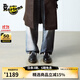 馬丁博士（Dr.Martens）Polley百搭T字光面皮淺口皮鞋瑪麗珍鞋 黑色 37