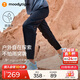 moodytiger兒童褲子拒水耐磨夏季男童長褲彈力寬松高彈女童長褲戶外防蚊褲