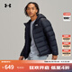 安德瑪（UNDERARMOUR）UA Core Down男子連帽訓練運動(dòng)短款鴨絨羽絨服6001970 黑色001 L