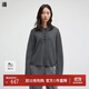 播【羊毛】氣質(zhì)針織衫女秋季新款蝴蝶結系帶連帽毛衣DDR4SD5052 G60羽灰 M
