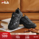FILA斐樂(lè )男女鞋運動(dòng)鞋復古老爹鞋2025冬季新款貓爪6代輕便舒適休閑鞋 【男】黑/影黑灰-BD 42