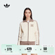 adidas復古運動(dòng)夾克薄外套女裝秋季阿迪達斯官方三葉草 奇妙白/影跡棕     M