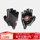 castelli蝎子騎行手套男女通用夏季減震防滑透氣耐磨半指手套4521024 030灰色 M