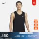 耐克男子健身訓練背心速干無(wú)袖針織親膚柔軟NIKE HYVERSE DV9842 010黑/白 XL