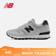 NEW BALANCE 官方休閑鞋男鞋女鞋簡(jiǎn)約經(jīng)典舒適百搭時(shí)尚輕便復古運動(dòng)鞋565系列 灰色 ML565CLG 42 (腳長(cháng)26.5cm)
