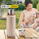 私家良品保溫杯嬰幼兒外出便攜式戶(hù)外沖泡奶粉316不銹鋼72小時(shí)長(cháng)效恒溫壺 茶色1500ml【保溫72H+泡奶專(zhuān)用】